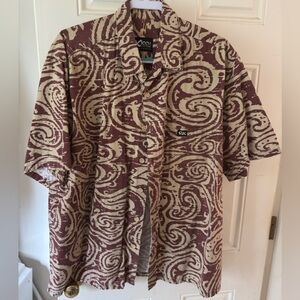 Rix Brown and Cream Men's Shirt